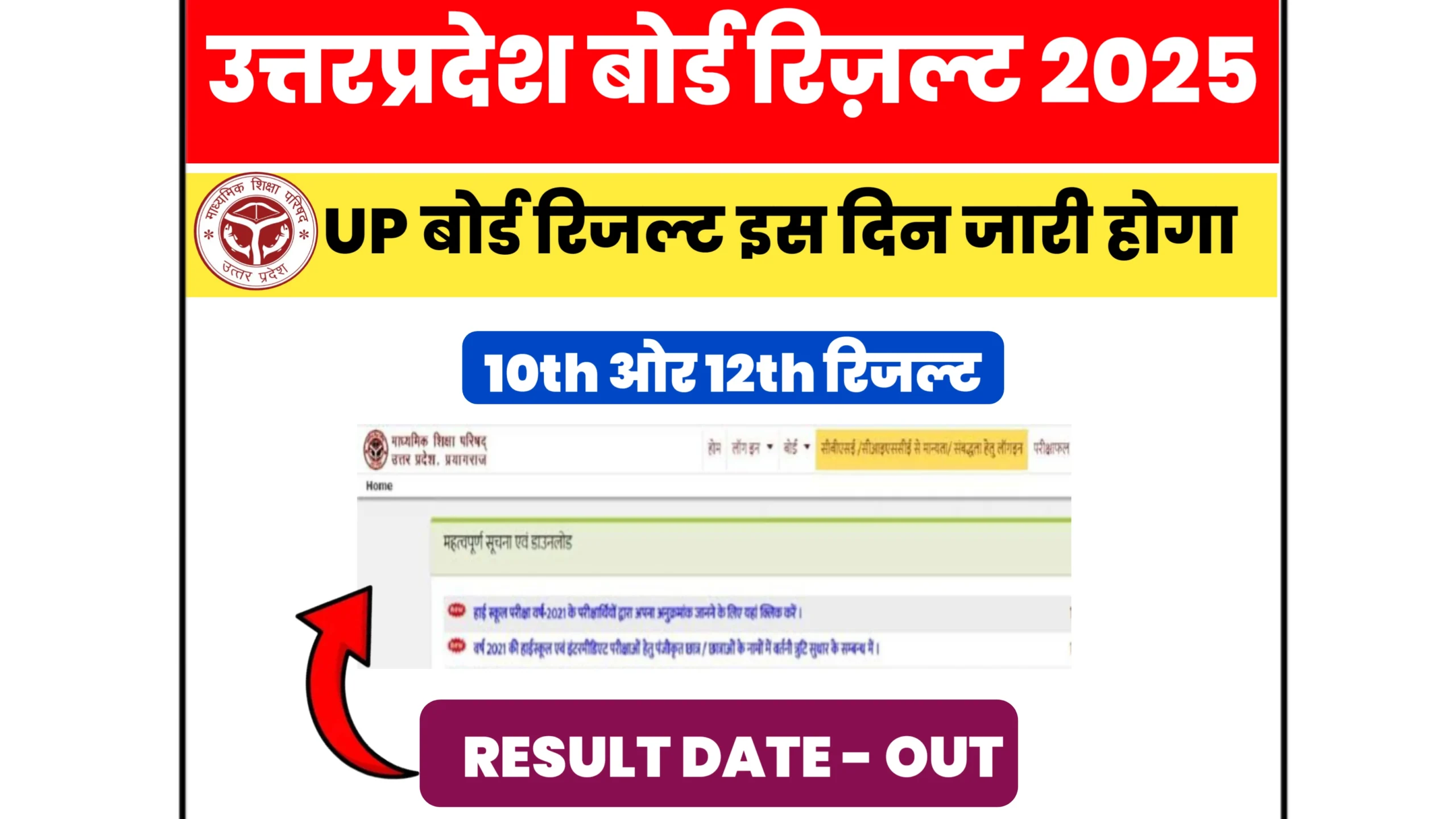Up Board Result 2025