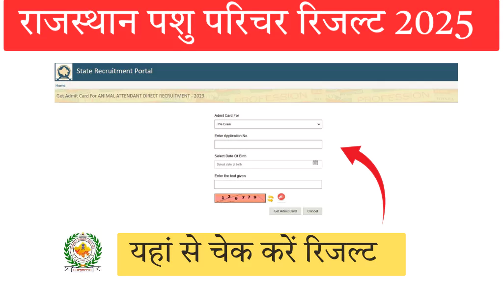 Pashu Parichar Result